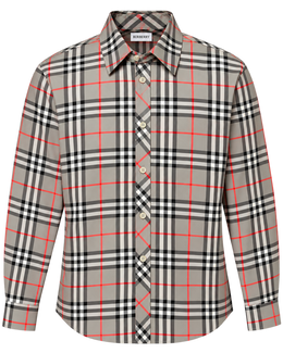 Burberry checked cotton shirt