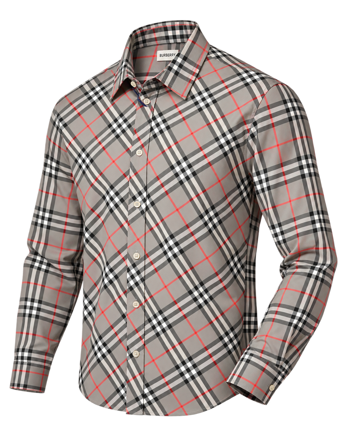 Burberry checked cotton shirt