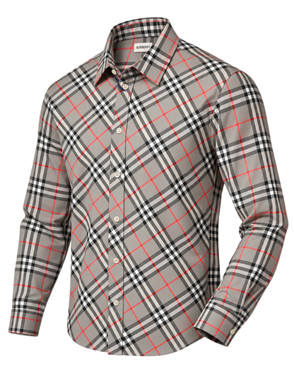 Burberry checked cotton shirt