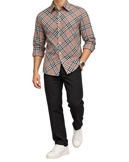 Burberry checked cotton shirt