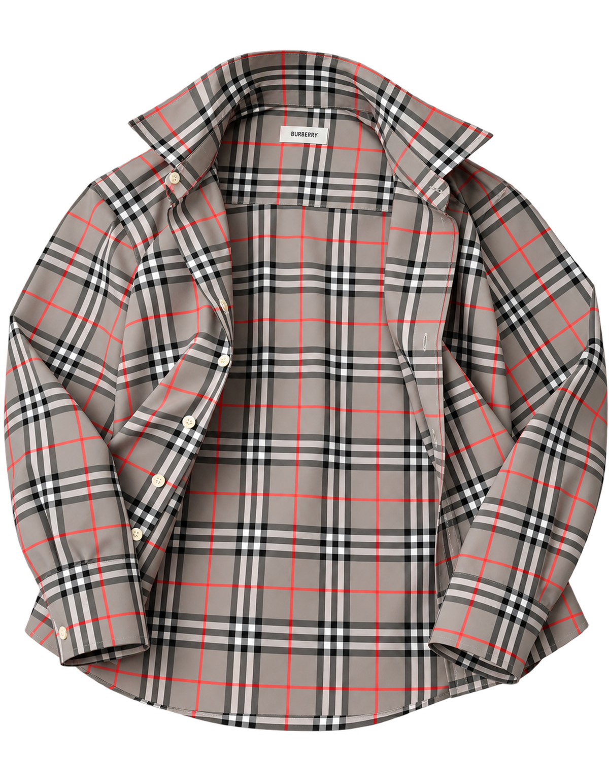 Burberry checked cotton shirt