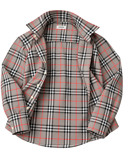 Burberry checked cotton shirt