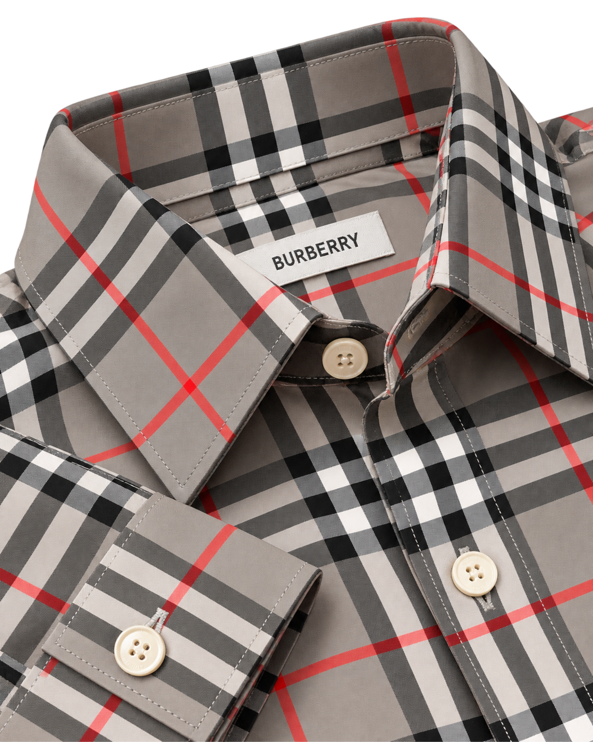 Burberry checked cotton shirt