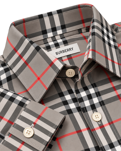Burberry checked cotton shirt