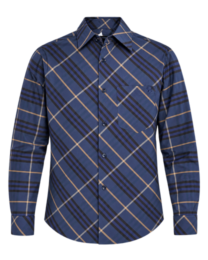 Burberry checked shirt