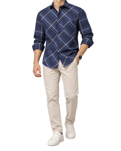 Burberry checked shirt