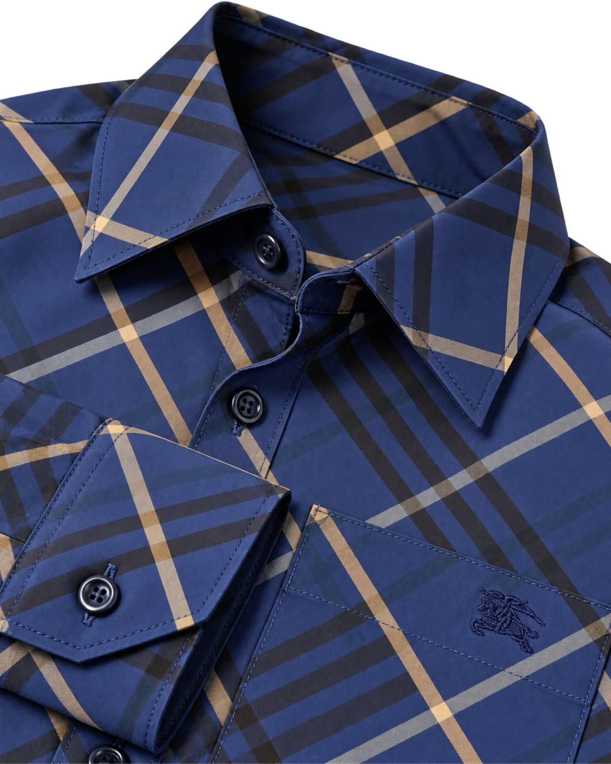 Burberry checked shirt