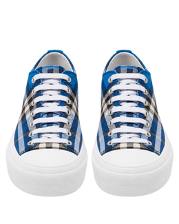 Burberry checked sneakers