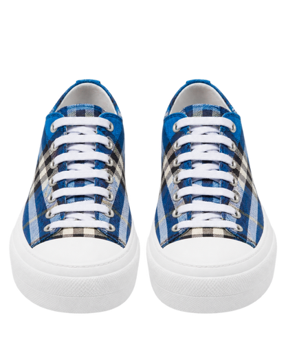 Burberry checked sneakers