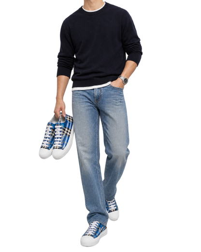 Burberry checked sneakers