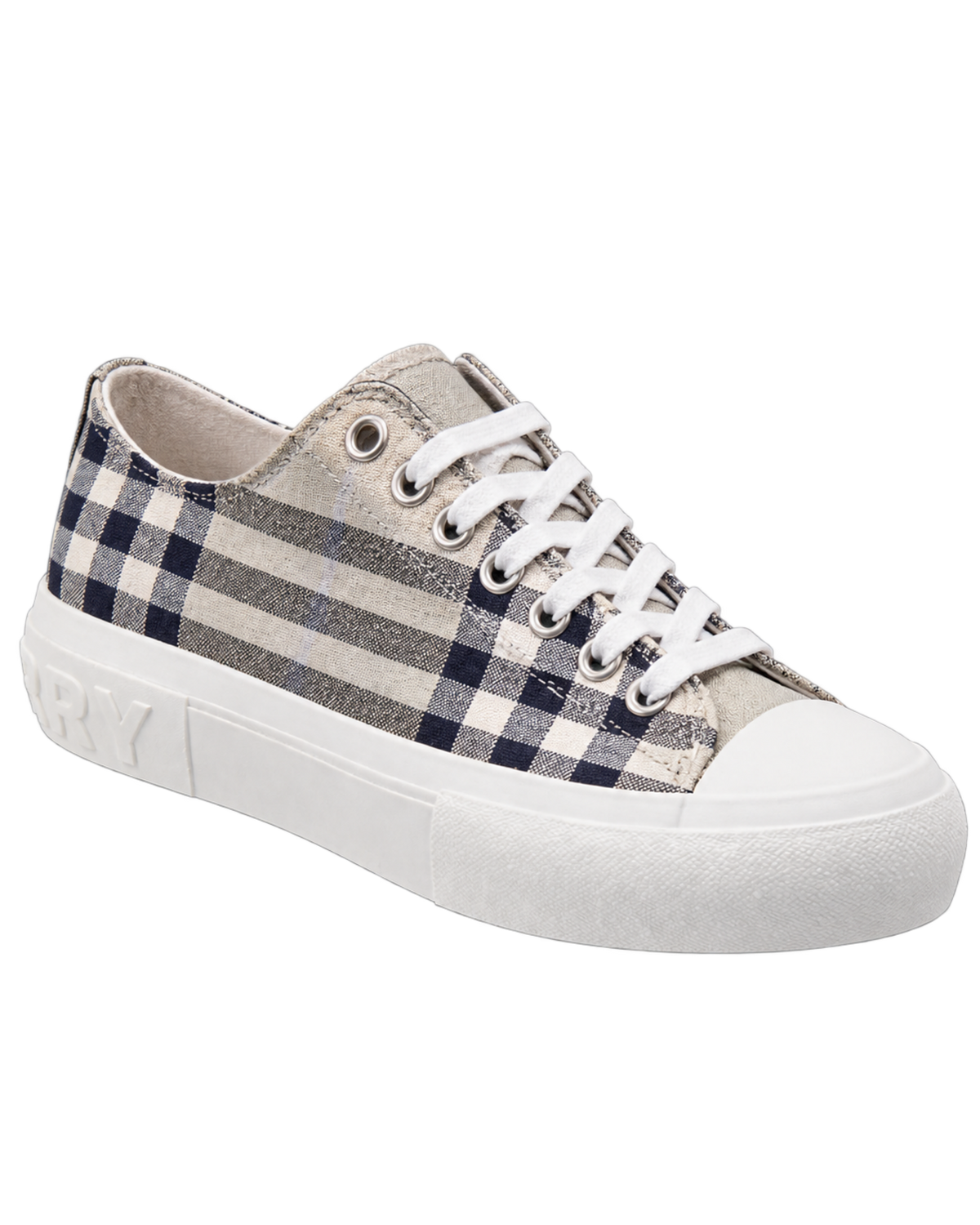 Burberry checked sneakers