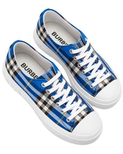 Burberry checked sneakers