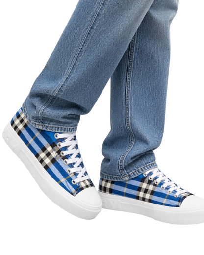 Burberry checked sneakers