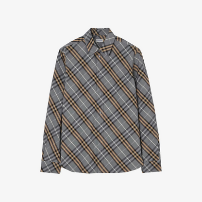 Burberry classic fit Check cotton shirt