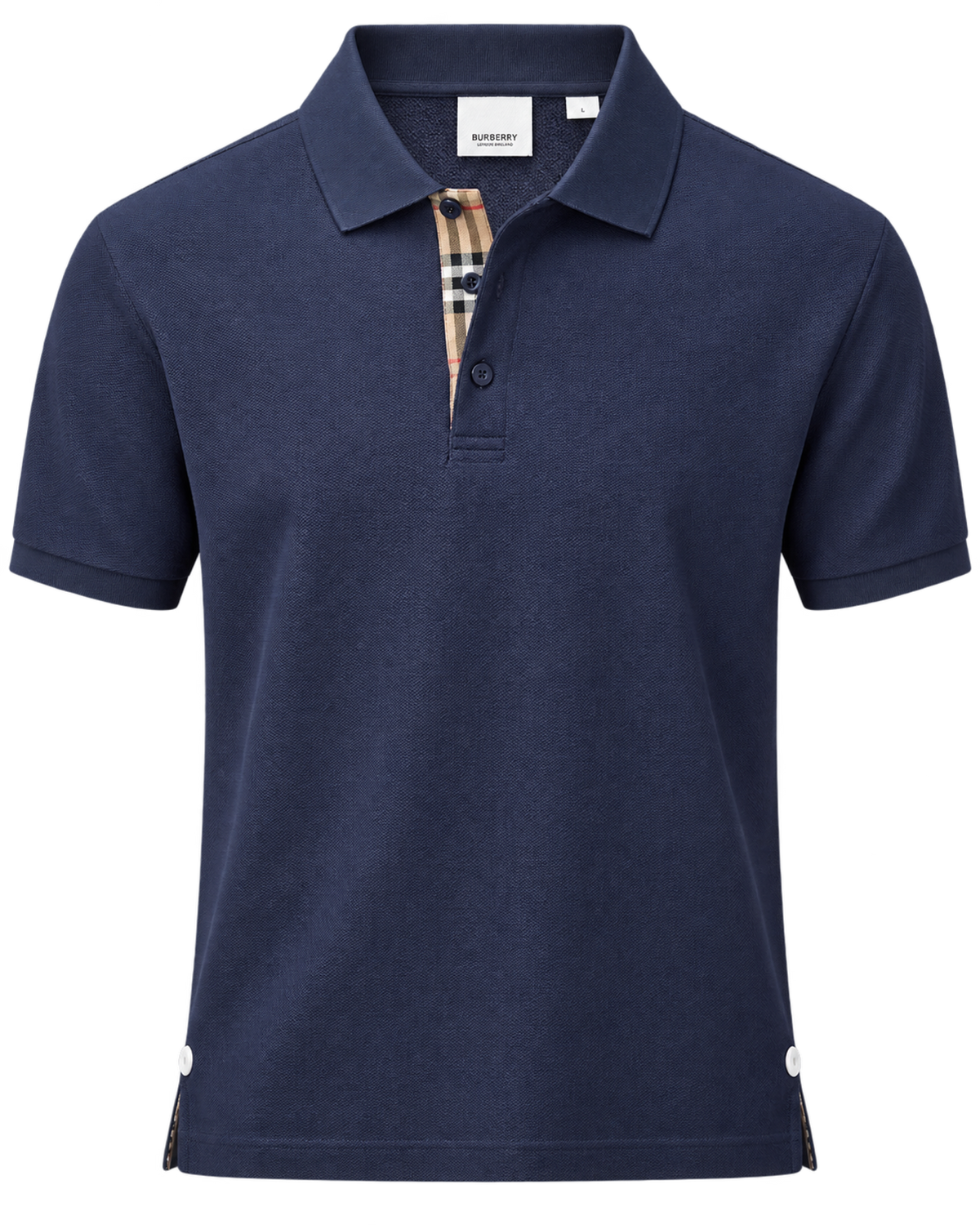 Burberry Classic Polo In Navy