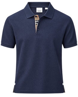 Burberry Classic Polo In Navy
