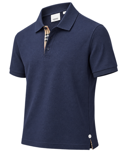 Burberry Classic Polo In Navy