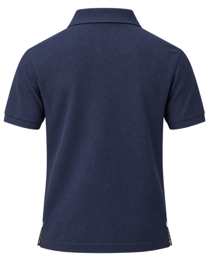 Burberry Classic Polo In Navy