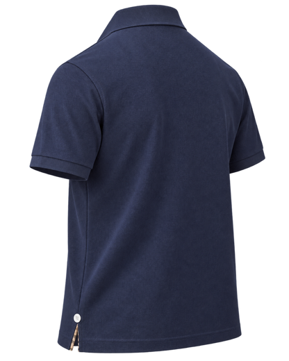 Burberry Classic Polo In Navy