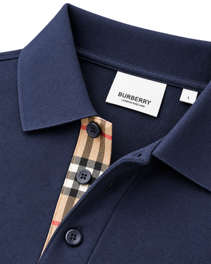 Burberry Classic Polo In Navy