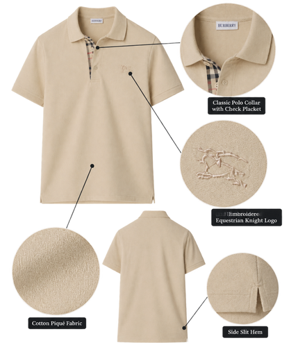 Burberry cotton polo shirt