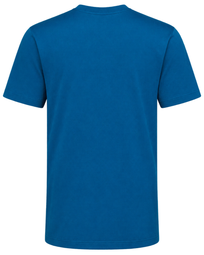 Burberry Ellison Check Print T-Shirt in Pacific Blue