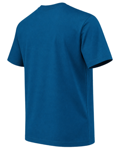Burberry Ellison Check Print T-Shirt in Pacific Blue