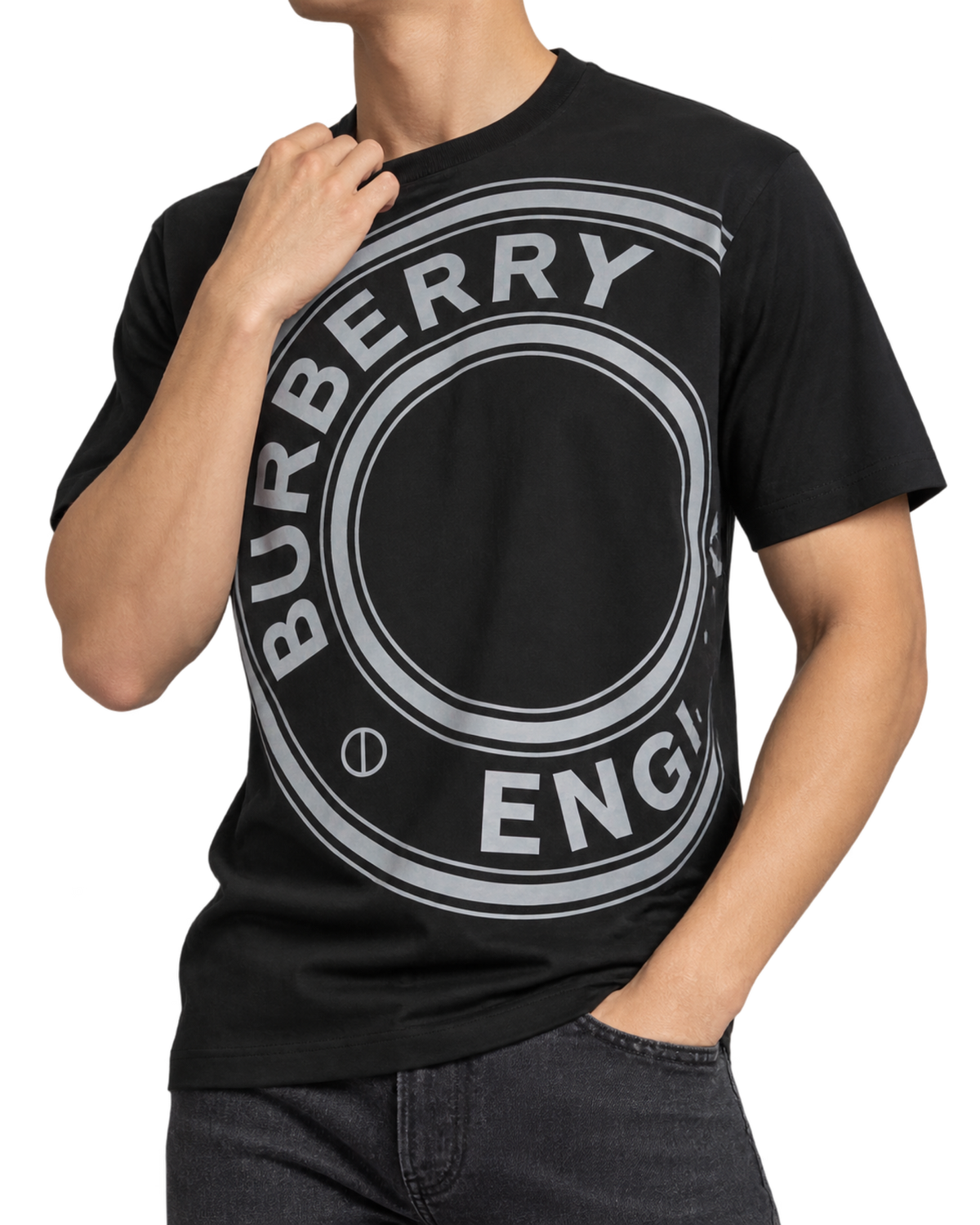 Burberry Graphic Print T-Shirt in Black