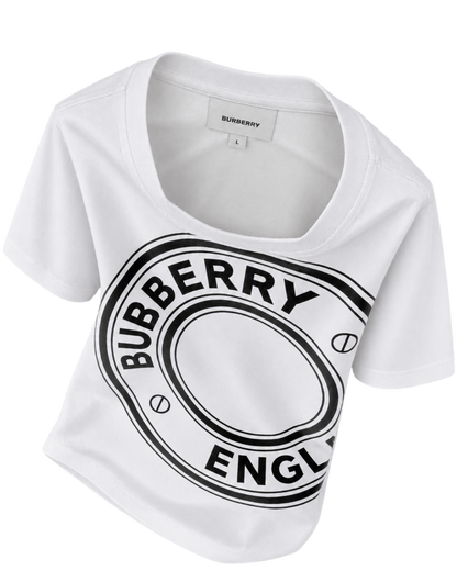 Burberry Graphic Print T-Shirt in White