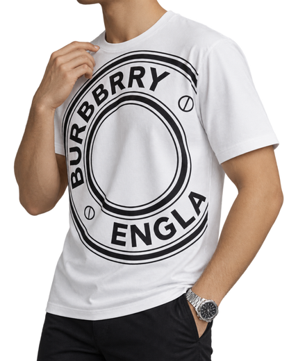 Burberry Graphic Print T-Shirt in White
