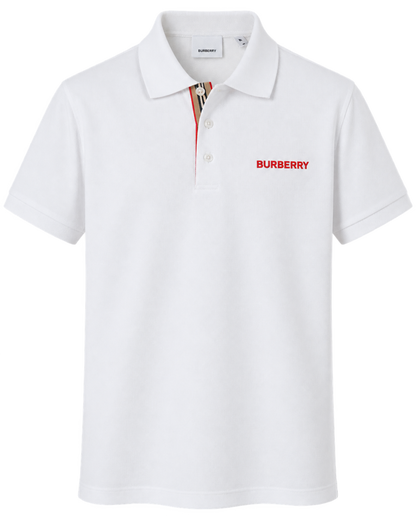BURBERRY HARTFORD BEIGE WHITE POLO