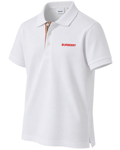 BURBERRY HARTFORD BEIGE WHITE POLO