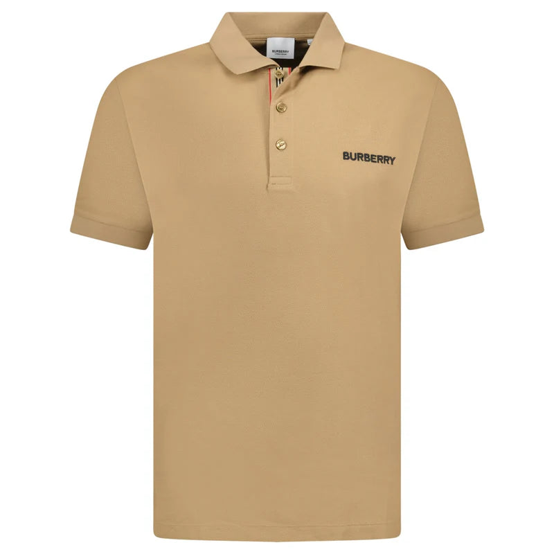 Burberry Black Logo Camel Polo Shirt