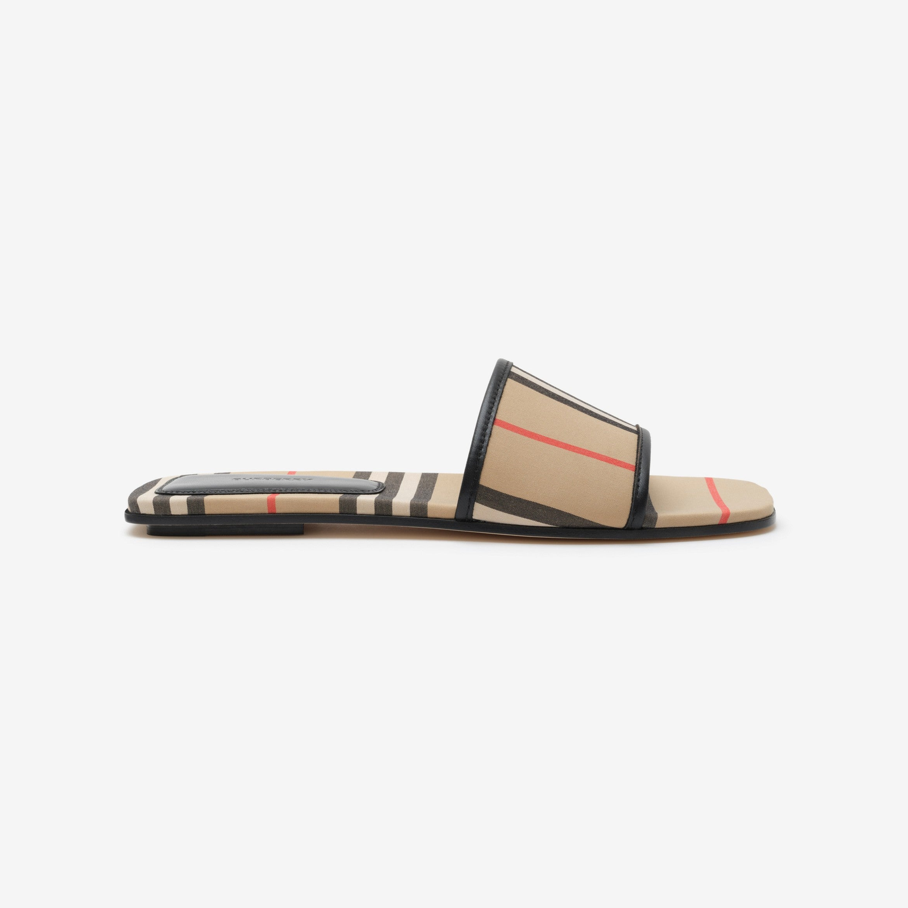 Burberry Icon Stripe Cotton Slides