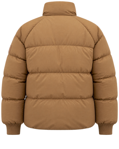 BURBERRY IVER DOWN CHECKERED REVERSIBLE PUFFER PARKA JACKET