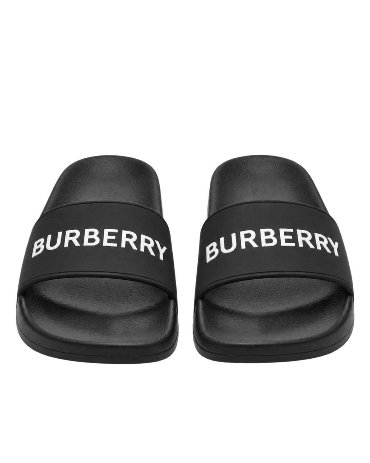 Burberry logo slides