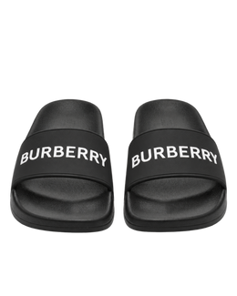 Burberry logo slides