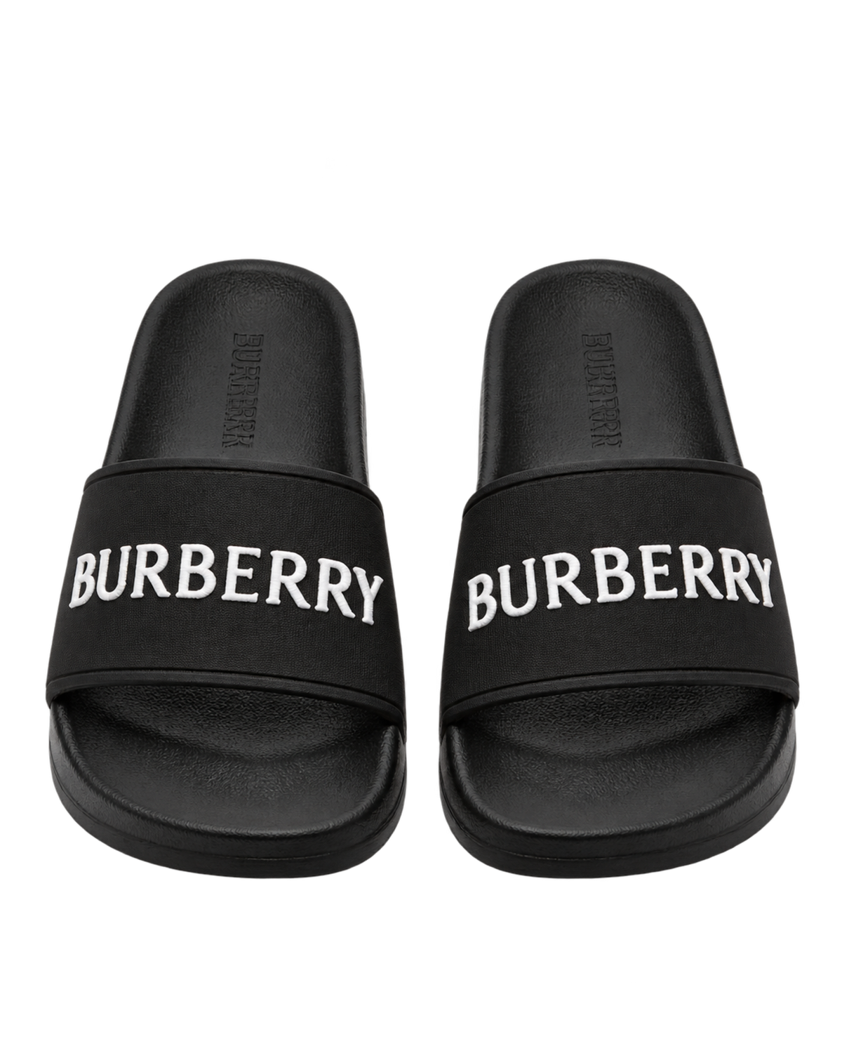 Burberry logo slides
