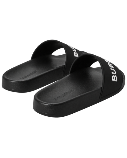 Burberry logo slides