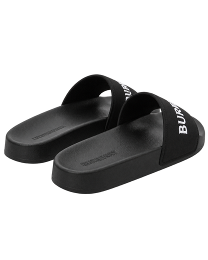Burberry logo slides