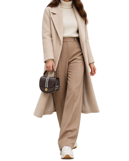 Burberry Mahogany Multicolor Highlands Mini Cross Body Bag