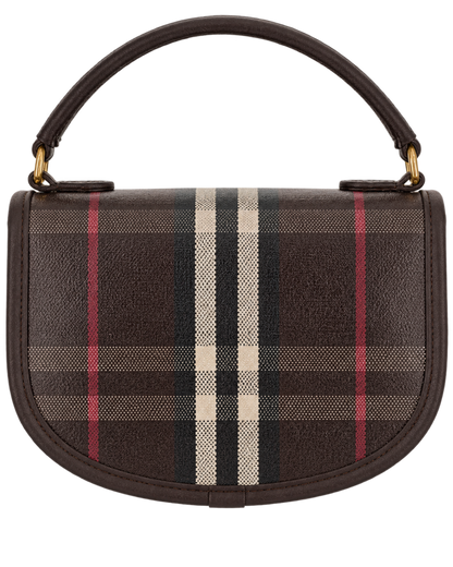 Burberry Mahogany Multicolor Highlands Mini Cross Body Bag