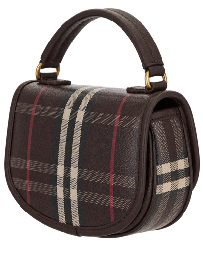 Burberry Mahogany Multicolor Highlands Mini Cross Body Bag