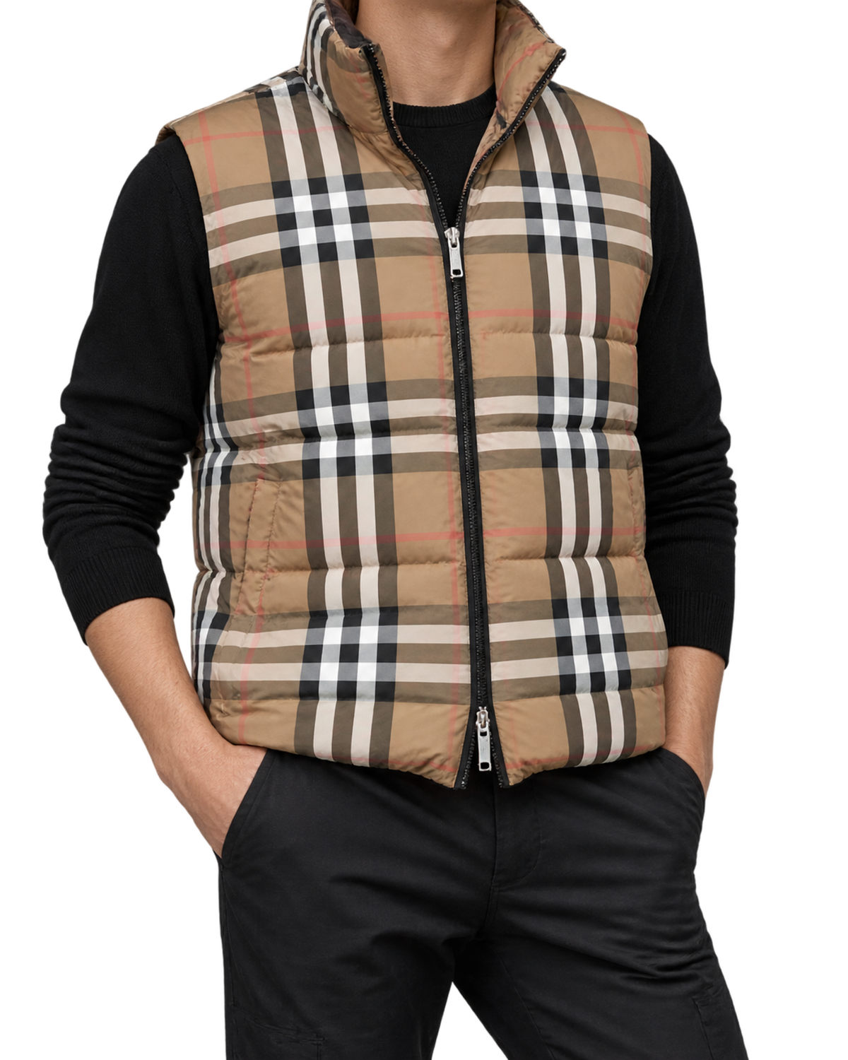 Burberry Men's gilet in Khaki