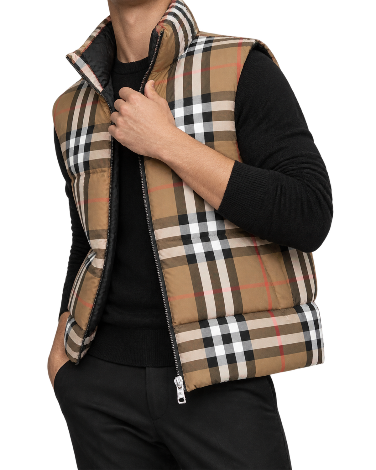 Burberry Men's gilet in Khaki