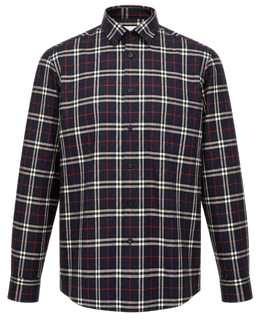 Burberry Navy Check Shirt