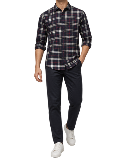 Burberry Navy Check Shirt