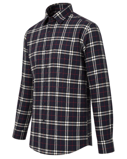Burberry Navy Check Shirt