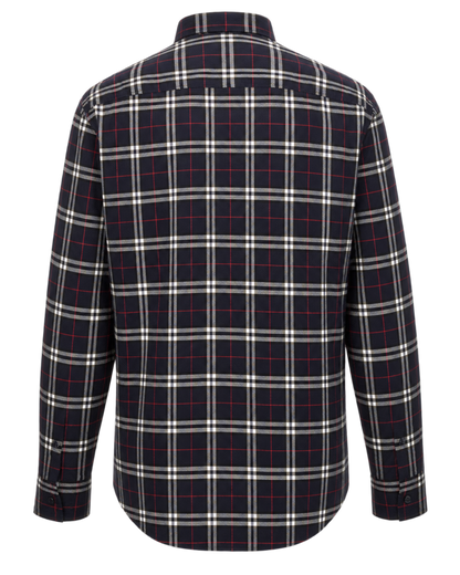 Burberry Navy Check Shirt