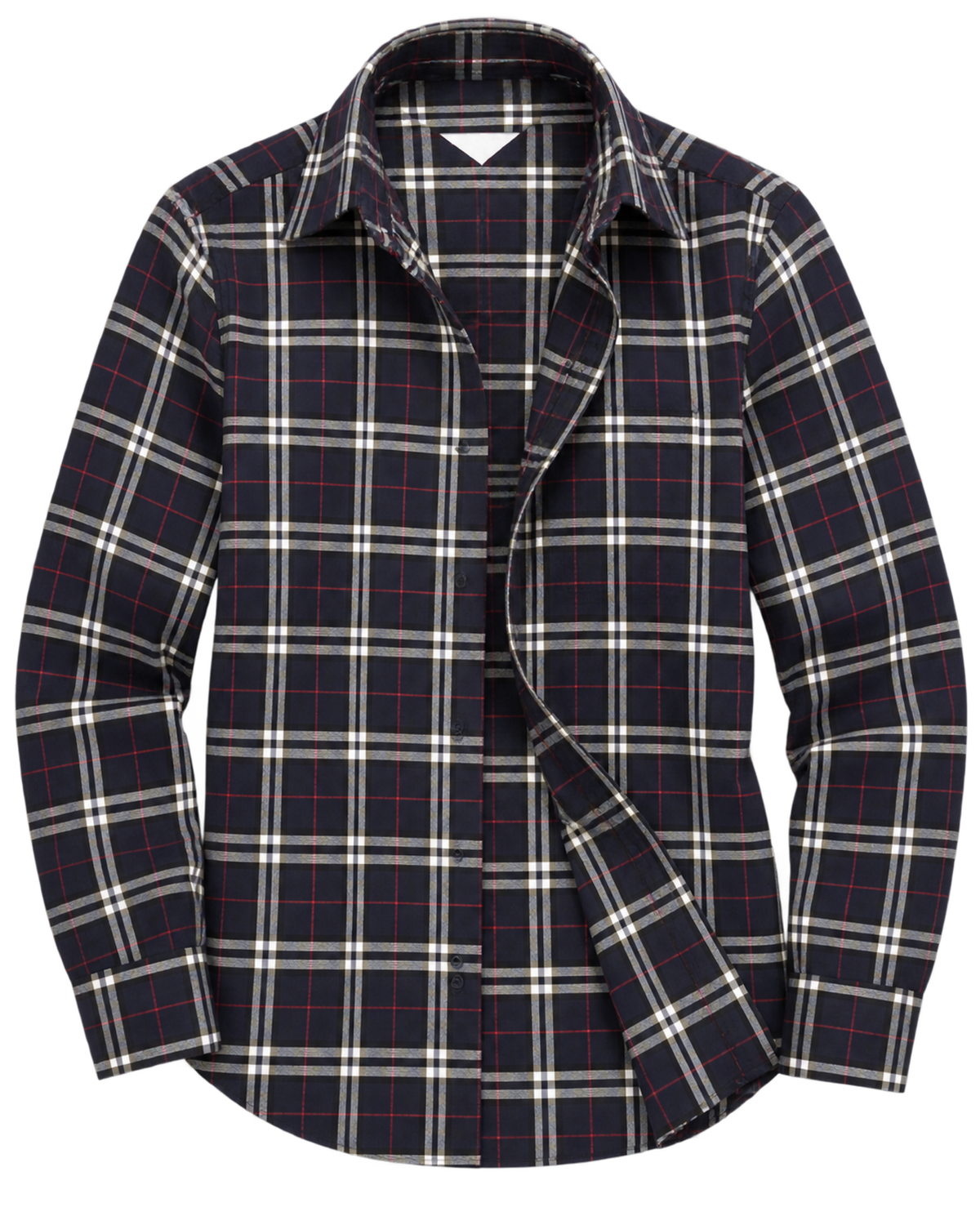 Burberry Navy Check Shirt